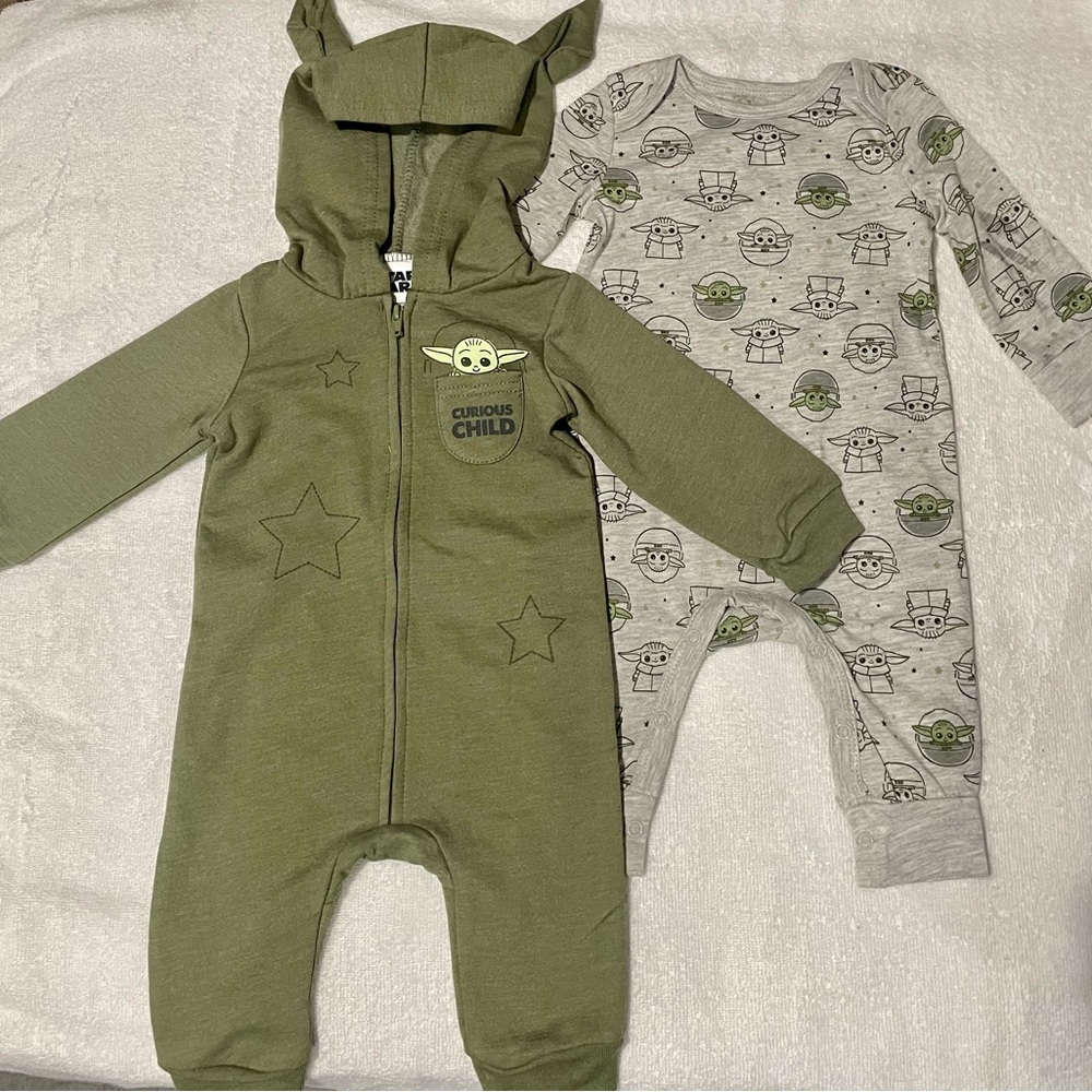 Baby Yoda onesie